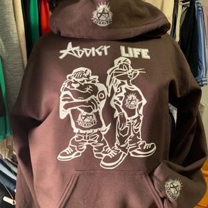 Taz + Bugs Addict Life Hooded Sweatshirt